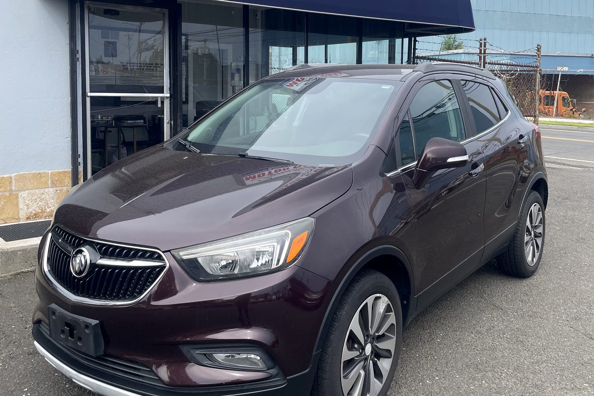 2017 Buick Encore in burgundy